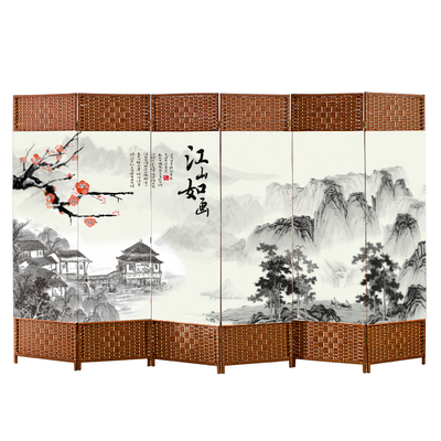 加厚中式屏风招财开业遮挡隔断