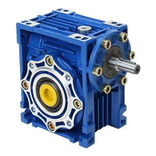 NRV40 50手摇减速机小型单入轴蜗轮蜗杆齿轮变速箱VS双入轴减速器