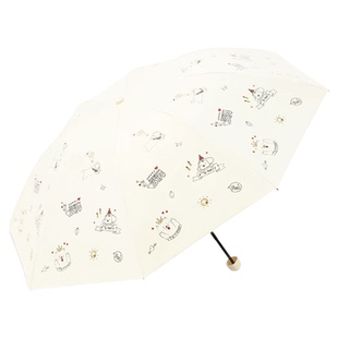 天堂伞正品黑胶防晒防紫外线太阳伞小巧便携晴雨两用卡通遮阳伞女