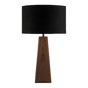 侘寂风极简实木台灯设计师款胡桃木色灯饰客厅书房卧室床头氛围灯