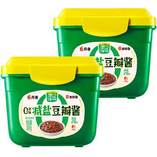 葱伴侣减盐豆瓣酱300g*2盒 0%添加防腐剂 90天原酿酱蘸酱下饭酱