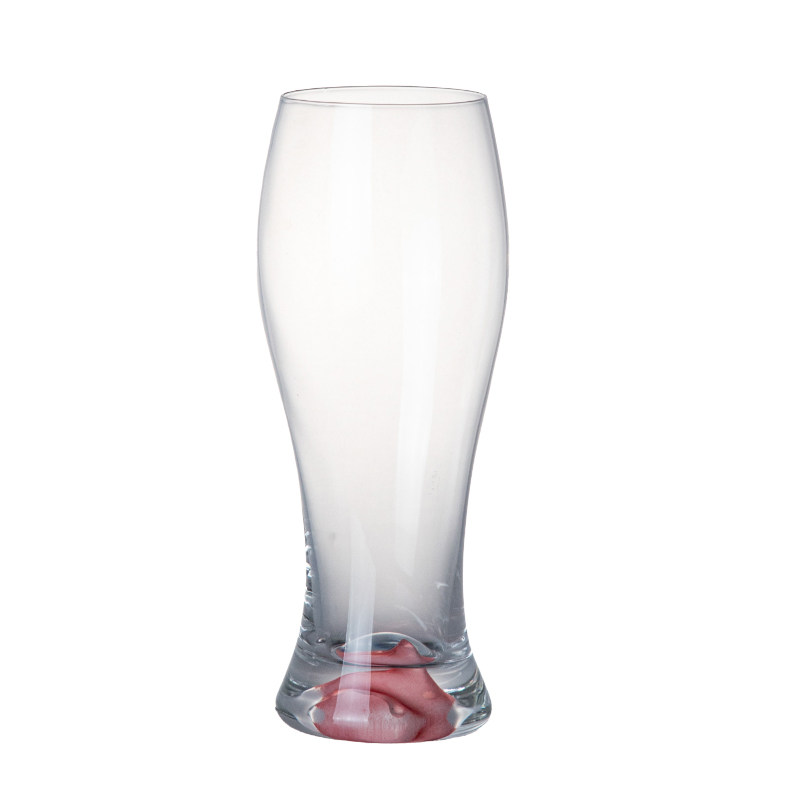 臻皿ins高颜值粉色山脉啤酒杯