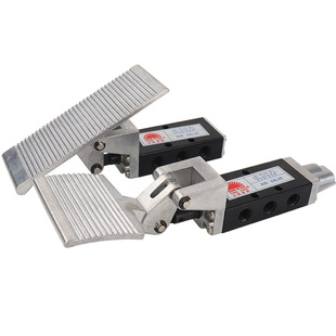 气动脚踏阀ST402/403二位五通脚踏开关气缸换向阀ST-403A自动复位