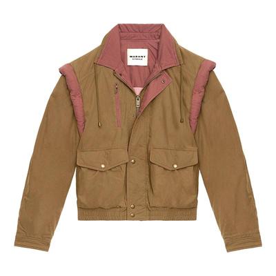 MARANT ETOILE2025早秋新款DESHA双色棉质夹克女