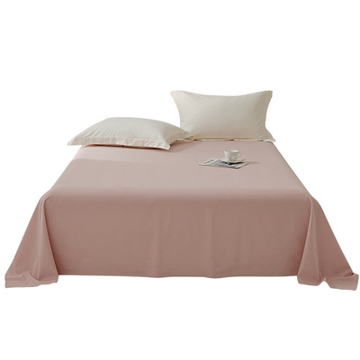 100支全棉磨毛床笠床单被套枕套