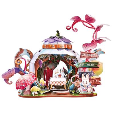 乐立方盲盒人偶场景小屋立体拼图