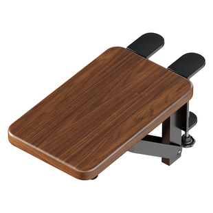 实木桌面延长板办公桌边手肘垫手臂托架手托支撑架延伸鼠标垫护腕