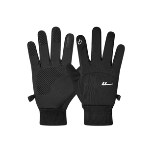 回力2025冬季骑行手套男骑自行车防寒保暖防滑加绒加厚保暖可触屏