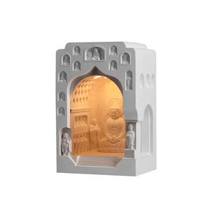 余尘佛系夜灯卧室佛龛定时台灯生日礼物佛陀禅意摆件灯