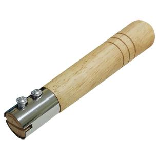 通用锅把手炒锅木手柄配件实木头防烫防烧摔铁锅锅把子无单二孔用