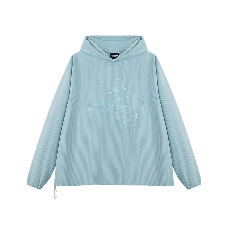 薛之谦dsp蜜蜂插肩袖连帽卫衣