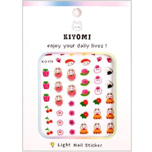 立体浮雕贴纸颜值高迷你泫雅风花朵小贴画防水儿童卡通小号夜光指甲贴ins小卡装饰图案咕卡盘粘贴耳机手机壳