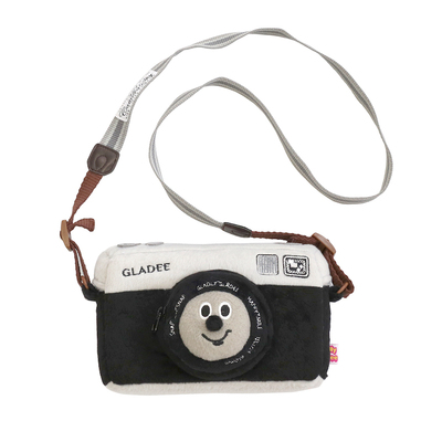 GLADEE日本可爱毛绒相机包斜挎包