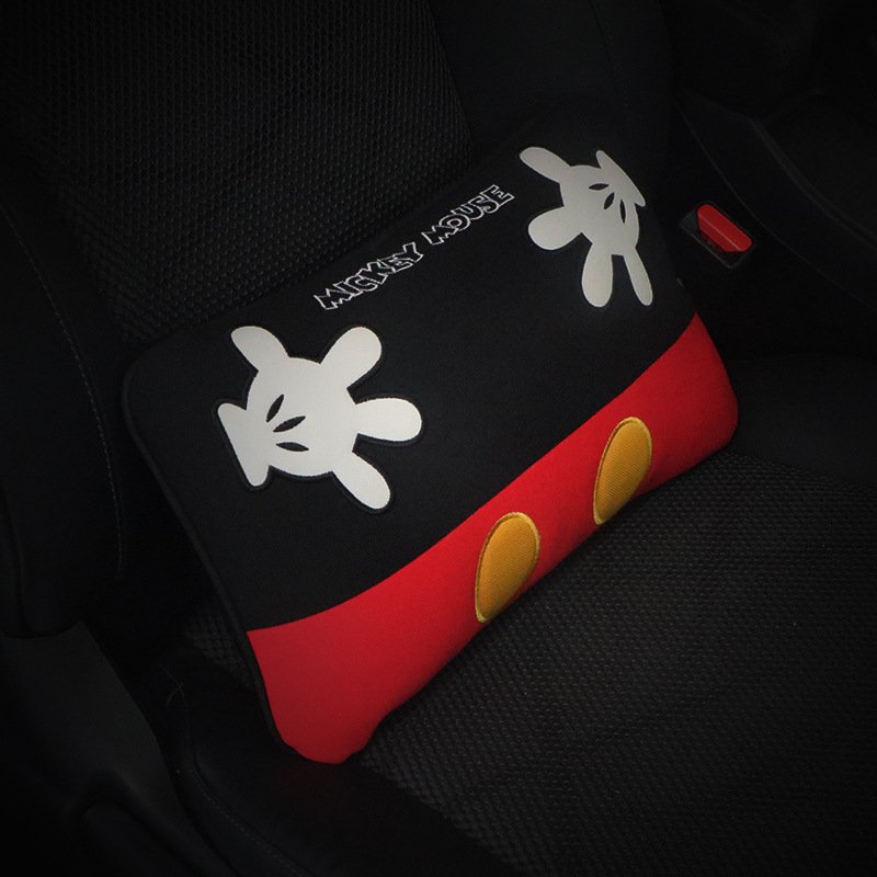 汽车头枕腰靠套装车内靠枕可爱枕靠垫座椅颈腰护脖子卡通