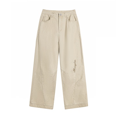 MANYSTON美式复古牛仔裤