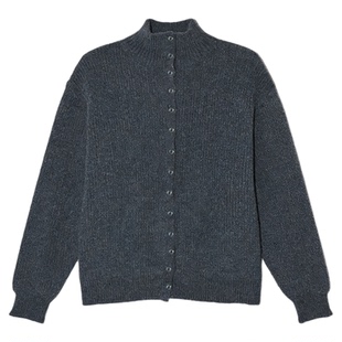 Basic House/百家好半高领针织衫女2025冬季新款内搭软糯打底毛衣