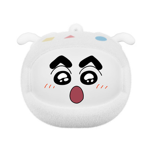 蜡笔小新礼物创意毛绒蓝牙耳机多表情造型礼盒生日礼物新年送礼