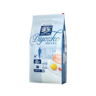 迪尤克递乐狗粮10kg泰迪比熊金毛中型犬通用型成犬专用粮20斤装