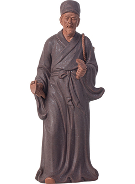 中国历史人物李时珍摆件古代神医名医紫砂工艺品医馆玄关装饰摆设