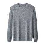 内蒙古鹿王100%纯山羊绒衫男半高圆领毛衣加厚青中年针织衫打底