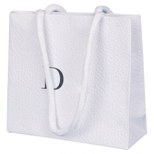 迪家999真我香水盒礼盒纸袋口红袋礼袋包装荔枝纹纸奥的口红盒空