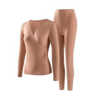 宫熏孕妇秋衣秋裤套装产后哺乳保暖内衣女怀孕期月子服秋冬睡衣女
