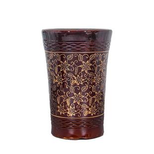 中式陶瓷高腰大花盆种树户外门口家用客厅阳台绿植加厚耐用高50cm