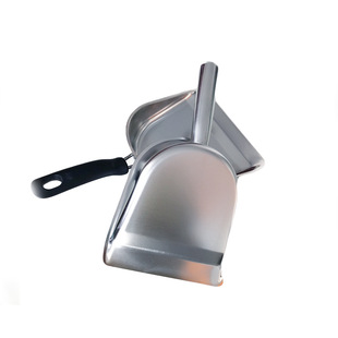 加厚不锈钢簸箕多用手持式粮食铲一体单个撮子家用灰畚斗铲勺漏铲