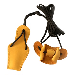 反曲美猎弓上弦绳牛皮上弓绳上下弓弦传统分体换弦器弓箭辅助器