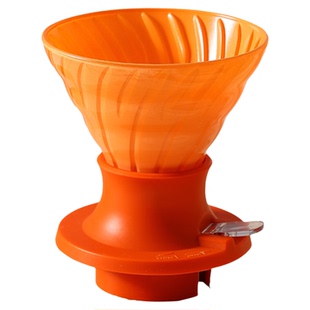 日本HARIO彩色玻璃聪明杯V60耐热玻璃滤杯手冲咖啡滴滤杯开关浸泡