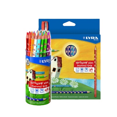 lyra包邮德国艺雅洞洞三角彩铅