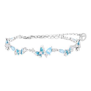 VIVIWELL星穹蝶舞 夜光蝴蝶手链女新款甜酷高级感精致闪钻手饰