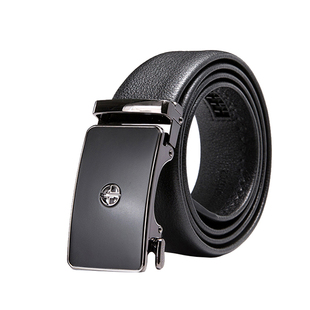 专柜奥康皮带男士真皮高档纯牛皮自动扣商务腰带高端裤带礼盒包装