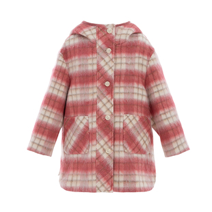 [商场同款]EP雅莹童装2025冬女童新款休闲连帽宽松保暖大衣外套