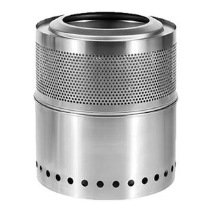 户外柴火炉二次燃烧炉烧火炉露营地篝火炉烤火炉庭院焚火炉不锈钢