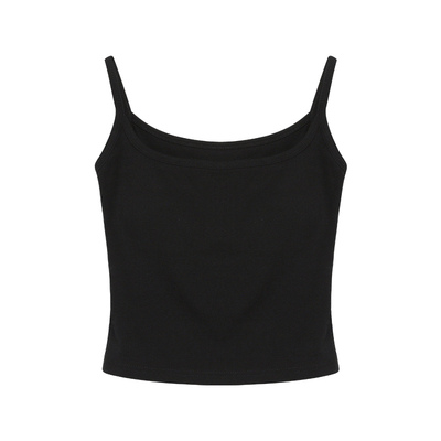 修身吊带背心短款上衣