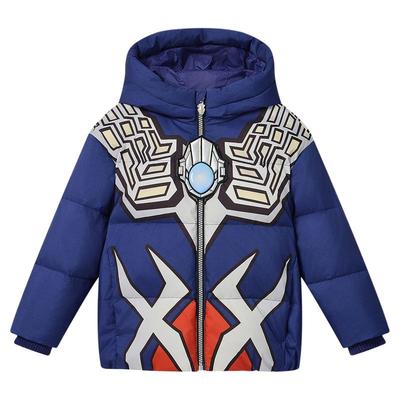 【奥特曼联名】2025新款波司登儿童羽绒服男童女童连帽童趣拍拍灯