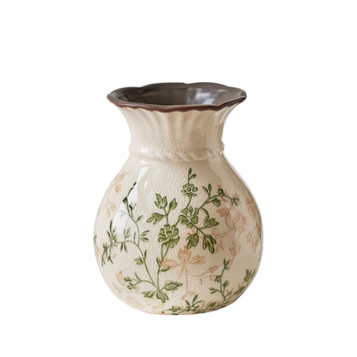 宋式美学陶瓷花瓶繁花水培新中式