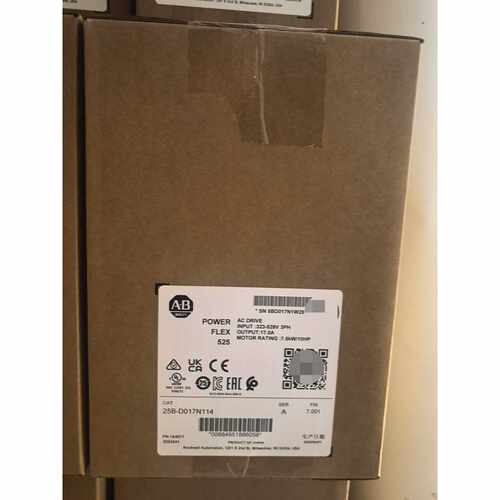 询价AB PowerFlex 525变频器，型号25B-D017