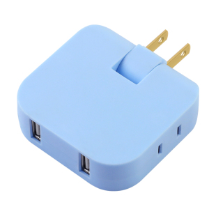 2脚180度旋转两脚插头两项两孔带usb转换器插座转接插排插板无线