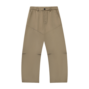 GWIT 重磅奥粒绒美式潮牌休闲裤冬季保暖卡其色加绒加厚工装裤男