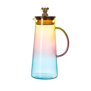 冷水壶家用高颜值玻璃装水壶大容量耐高温泡茶壶冰箱凉水壶冷泡壶