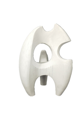 轻奢风黑白色抽象电视柜桌面摆件