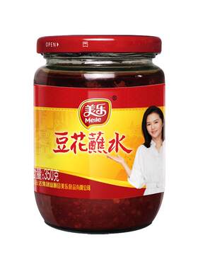 美乐富顺豆花蘸水350g正宗四川特产下饭辣椒酱拌菜拌面红油调味料