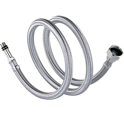 潜水艇菜盆龙头进水软管冷热通用进水管洗手盆防爆上水尖头软管