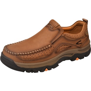 德国骆驼动感男鞋真皮休闲皮鞋男士软底舒适秋冬季透气休闲鞋子