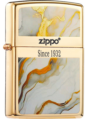 zippo打火机珐琅起源大理石纹高档商务送礼煤油防风官方外壳正品