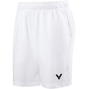 正品victor胜利羽毛球服儿童运动短裤 青少年针织运动短裤R-32201