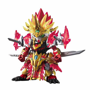 万代敢达拼装模型 Q版BB战士 SD 三国创杰传 孙权高达红异端