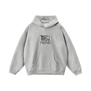 SOULGOODS 虎头LOGO绣花帽衫
